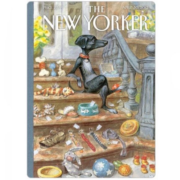 New Yorker Magazine 2012 Dog Tag Sale Magnet - Picture 2 of 2